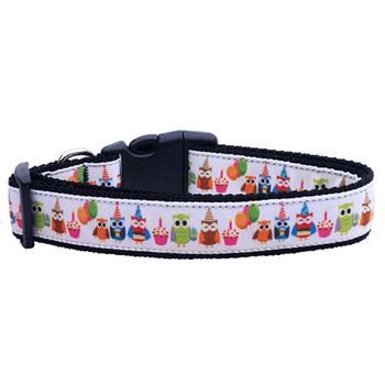 Party Owls Dog Collar