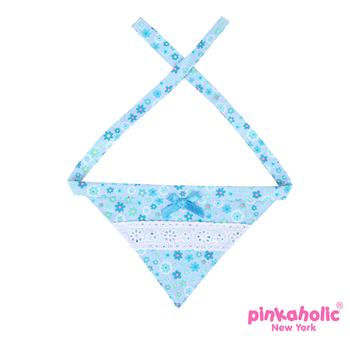 Patches Dog Scarf - Sky Blue