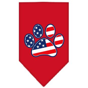 Patriotic Paw Dog Bandana - Red