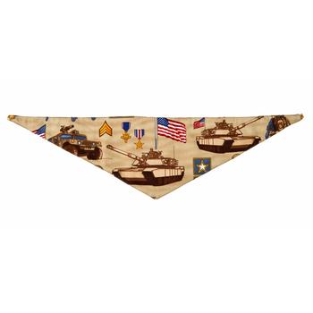 Patriotic Pet Line Dog Bandana by Push Pushi - U.S. Army