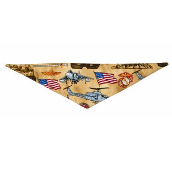 Patriotic Pet Line Dog Bandana by Push Pushi - U.S. Marines