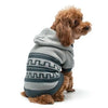 Pattern Sweater Dog Coat by Dogo - Gray