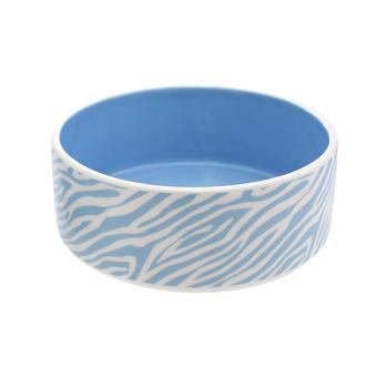 Pet Studio Sweet Safari Dog Dish - Powder Blue