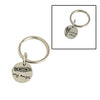 Pewter Pet Lover Keychain - Angel/Devil