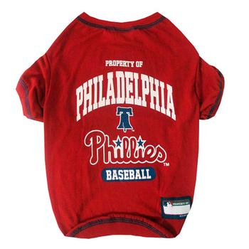 Philadelphia Phillies Dog T-Shirt - Red