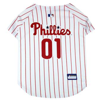 Philadelphia Phillies Officially Licensed Dog Jersey - Pinstripe