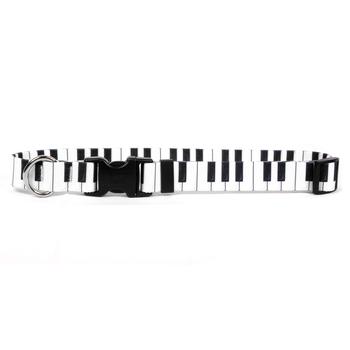 Piano Keys Dog Collar by Yellow Dog