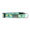 Pineapple Parade Adjustable Clip Dog Collar