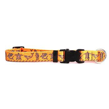 Tribal Seas Dog Collar by Yellow Dog - Orange