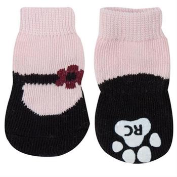 Pink Mary Janes PAWKS Dog Socks