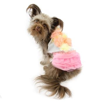 Pink Ruffles Dog Dress by Parisian Pet