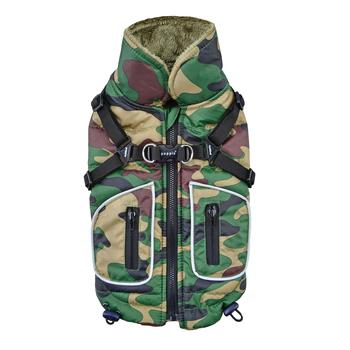 Pioneer Fleece Dog Vest By Puppia Life - Camo