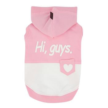 Piper Hooded Dog Shirt by Puppia - Pink