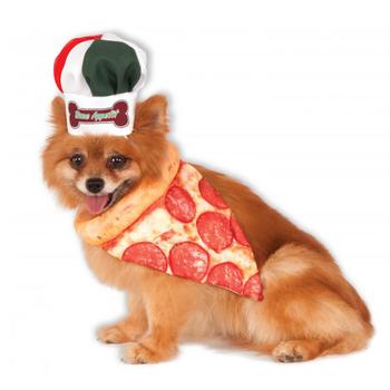 Pizza Chef Bandana Dog Costume Set