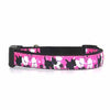 Pink Plaid Scottie Pups Dog Collar