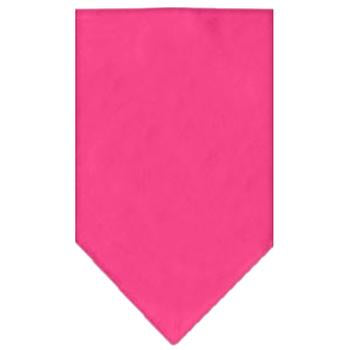 Plain Dog Bandana - Bright Pink