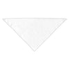 Plain Dog Bandana - White