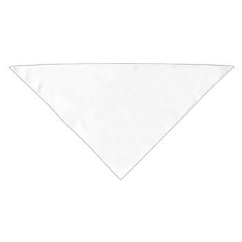 Plain Dog Bandana - White