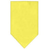 Plain Dog Bandana - Yellow