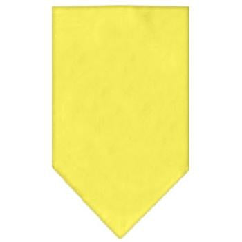 Plain Dog Bandana - Yellow