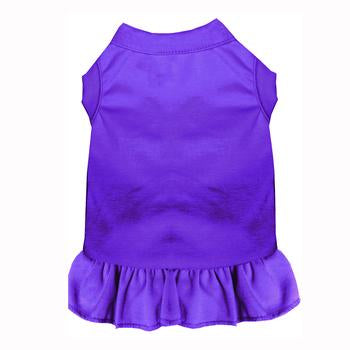 Plain Dog Dress - Purple