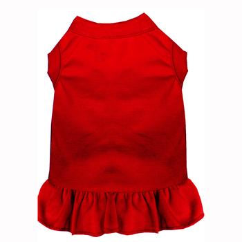 Plain Dog Dress - Red