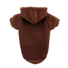 Plain Dog Hoodie - Brown