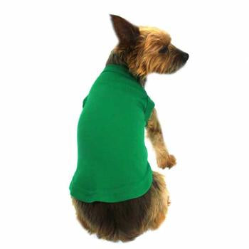 Plain Dog Shirt - Emerald Green