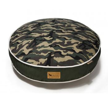 P.L.A.Y. Camoflauge Round Dog Bed - Green