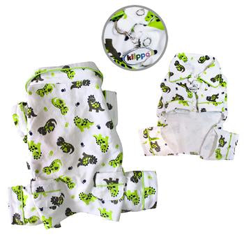 Playful Dinosaurs Dog Pajamas by Klippo