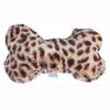 Plush Bone Dog Toy - Cheetah