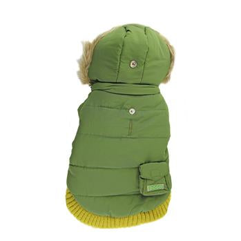 Pocket Dog Parka by Dogo - Green