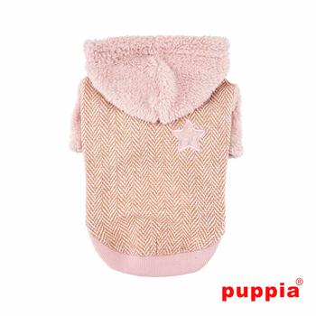 Polaris Dog Hoodie by Puppia - Pink