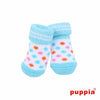 Polka Dot Dog Socks by Puppia - Sky Blue