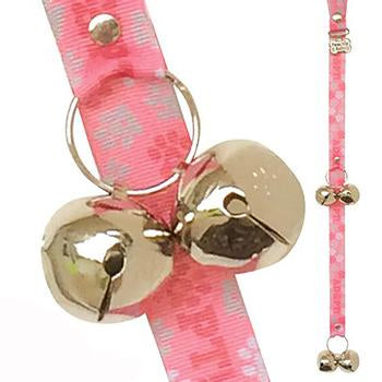 Poochie Bells Saving Spot Dog Doorbell - Pink Paws to Adopt