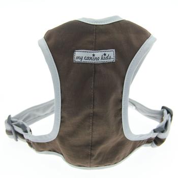 Precision-Fit Nylon Dog Harness - Chocolate