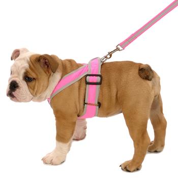 Precision-Fit Nylon Dog Harness - Hot Pink