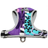 Precision-Fit Nylon Dog Harness - Purple Floral