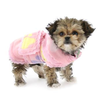 Pretty Paws Fleece Dog Jacket by Cha-Cha Couture