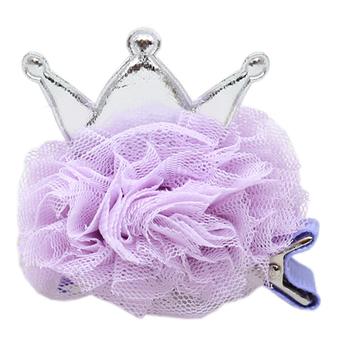 Princess Puff Dog Bow - Lavender