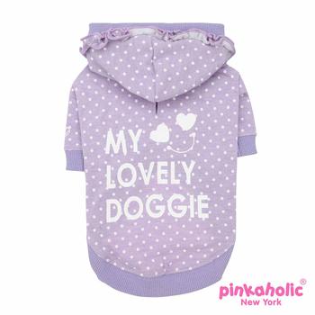 Princesse Hooded Dog Shirt by Pinkaholic - Violet