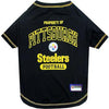 Property Of Pittsburgh Steelers Dog T-Shirt - Black