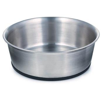 ProSelect Stainless Steel Dog Bowl with Rubber Base