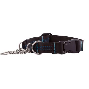 Quick Release Martingale Dog Collar - Black
