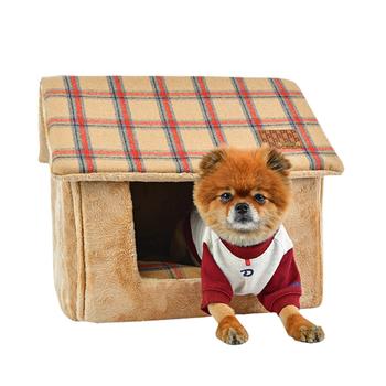 Quincy House Dog Bed By Puppia - Beige