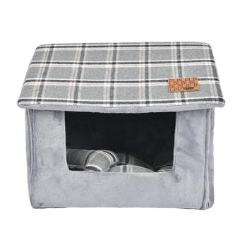 Quincy House Dog Bed By Puppia - Grey