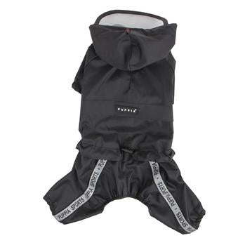 Race Track Rainsuit by Puppia - Black