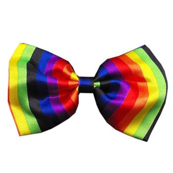 Rainbow Dog Bow Tie