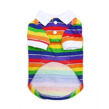 Rainbow Polo Dog Shirt by Dogo