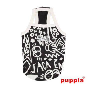 Rascal Dog Tank by Puppia - Black